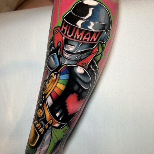 Daftpunk Tattoo InkFamia