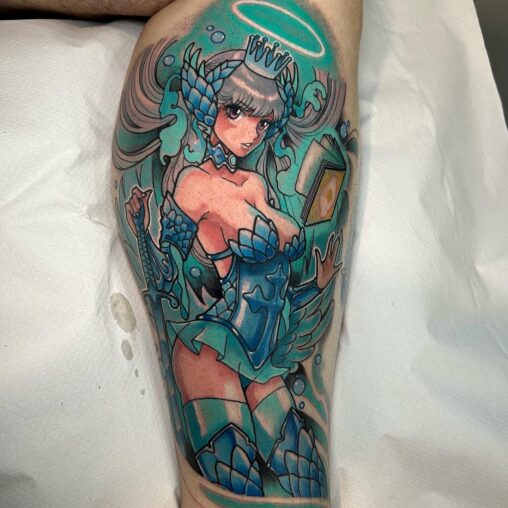 Tatuaje anime en InkFamia